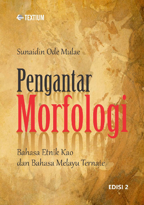 Sampul buku Pengantar Morfologi ...